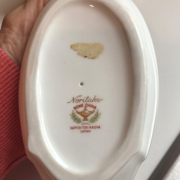 Vintage Noritake Bone China Mandarin Ducks Nippon Toki Kaisha Pair - Picture 4 of 14